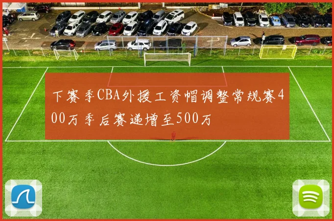 下赛季CBA外援工资帽调整常规赛400万季后赛递增至500万